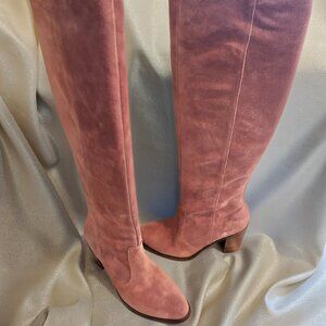 Women's Suede Over-the-Knee Boots